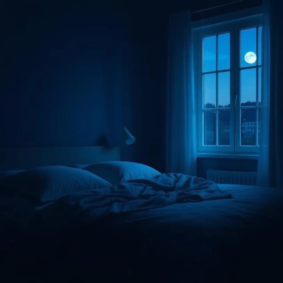 bedroom at night